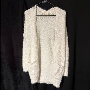Altar'd State Cream Textured Cardigan